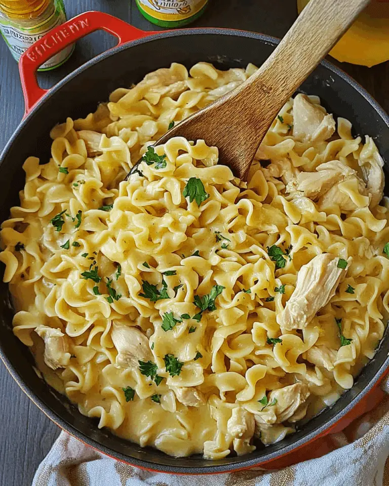 One Pot Chicken and Noodles Skillet