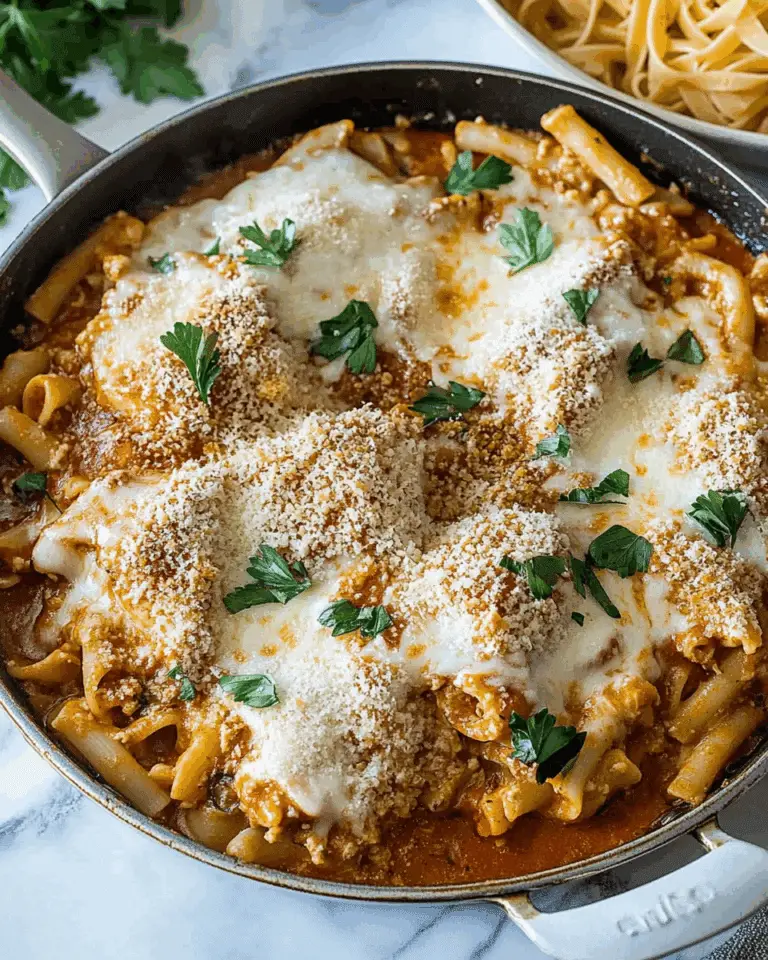 One Pan Chicken Parmesan