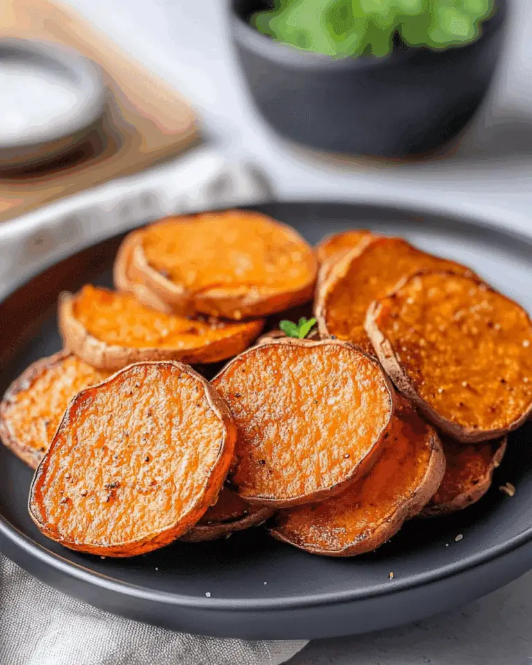 Oven-Roasted Sweet Potato Rounds