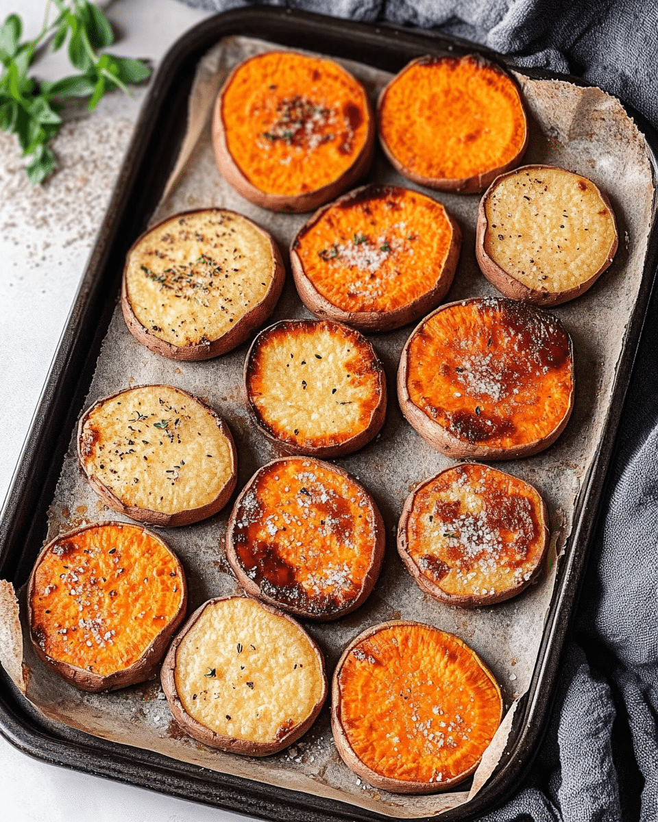 Oven-Roasted Sweet Potato Rounds