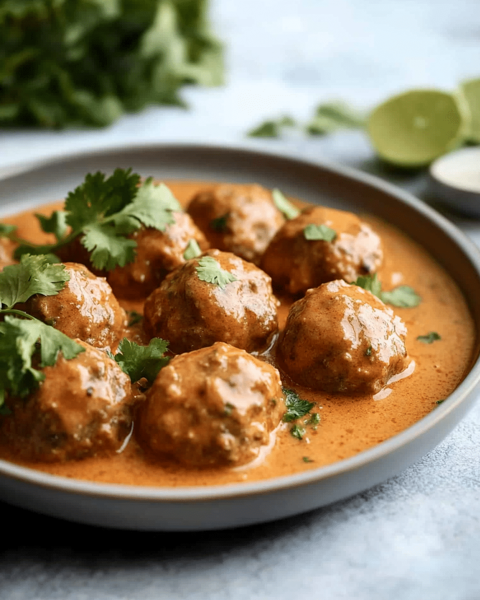 Red Curry Turkey Meatballs