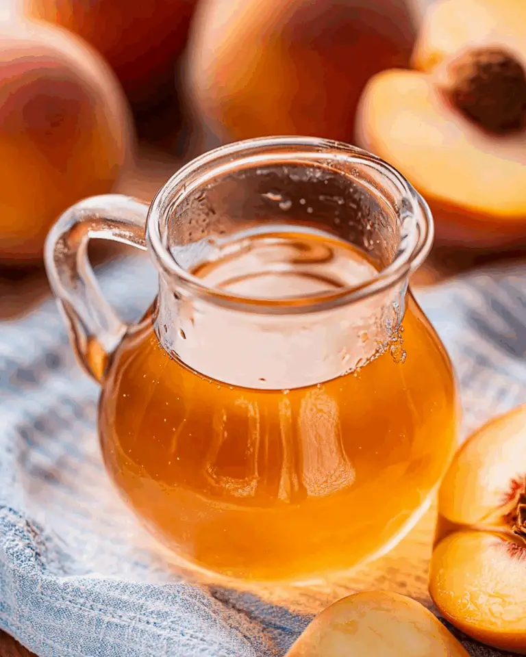 Peach Simple Syrup