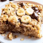 Peanut Butter Baked Oatmeal Bars