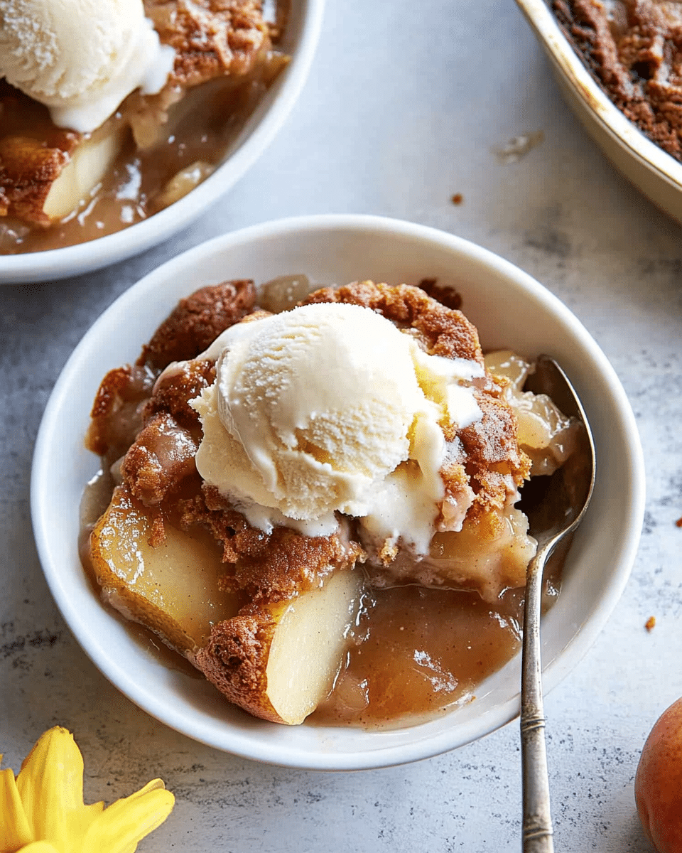 Pear Cobbler