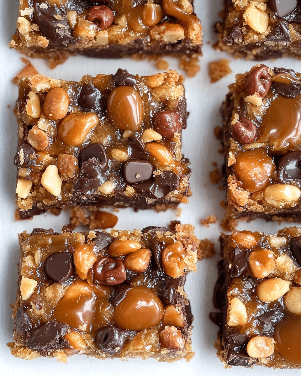 Keto Salted Caramel Magic Bars