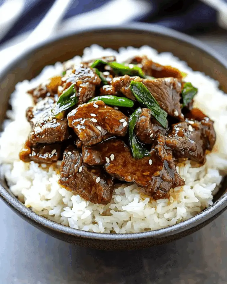 Slow Cooker Mongolian Beef