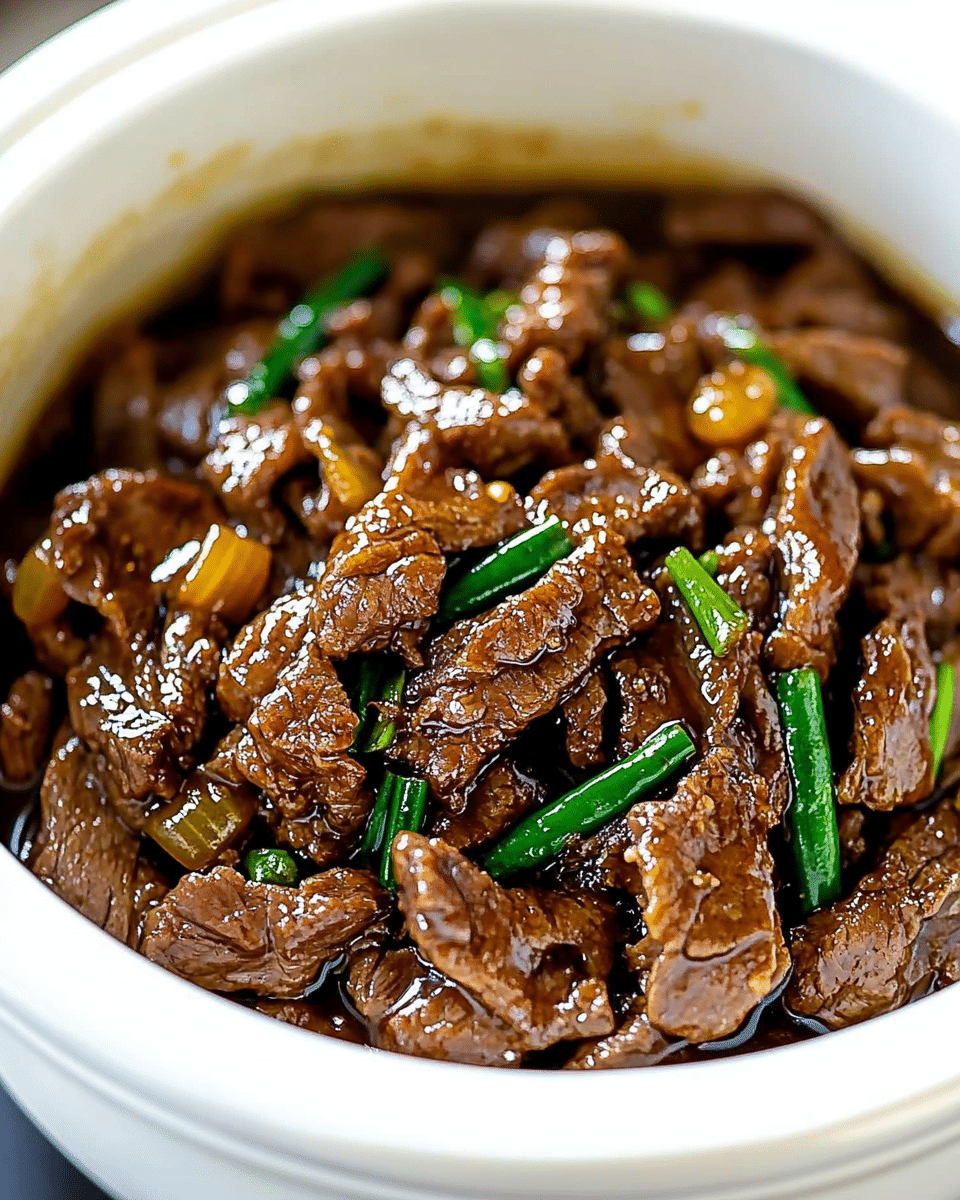 Slow Cooker Mongolian Beef