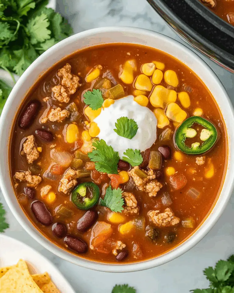 Slow Cooker Taco Soup