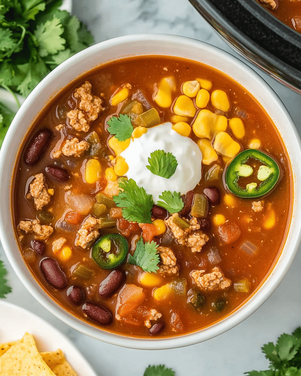 Slow Cooker Taco Soup