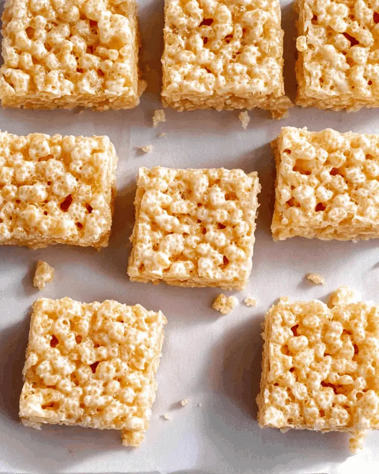 Soft Rice Krispie Bars