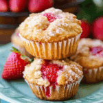 Strawberry Cheesecake Muffins