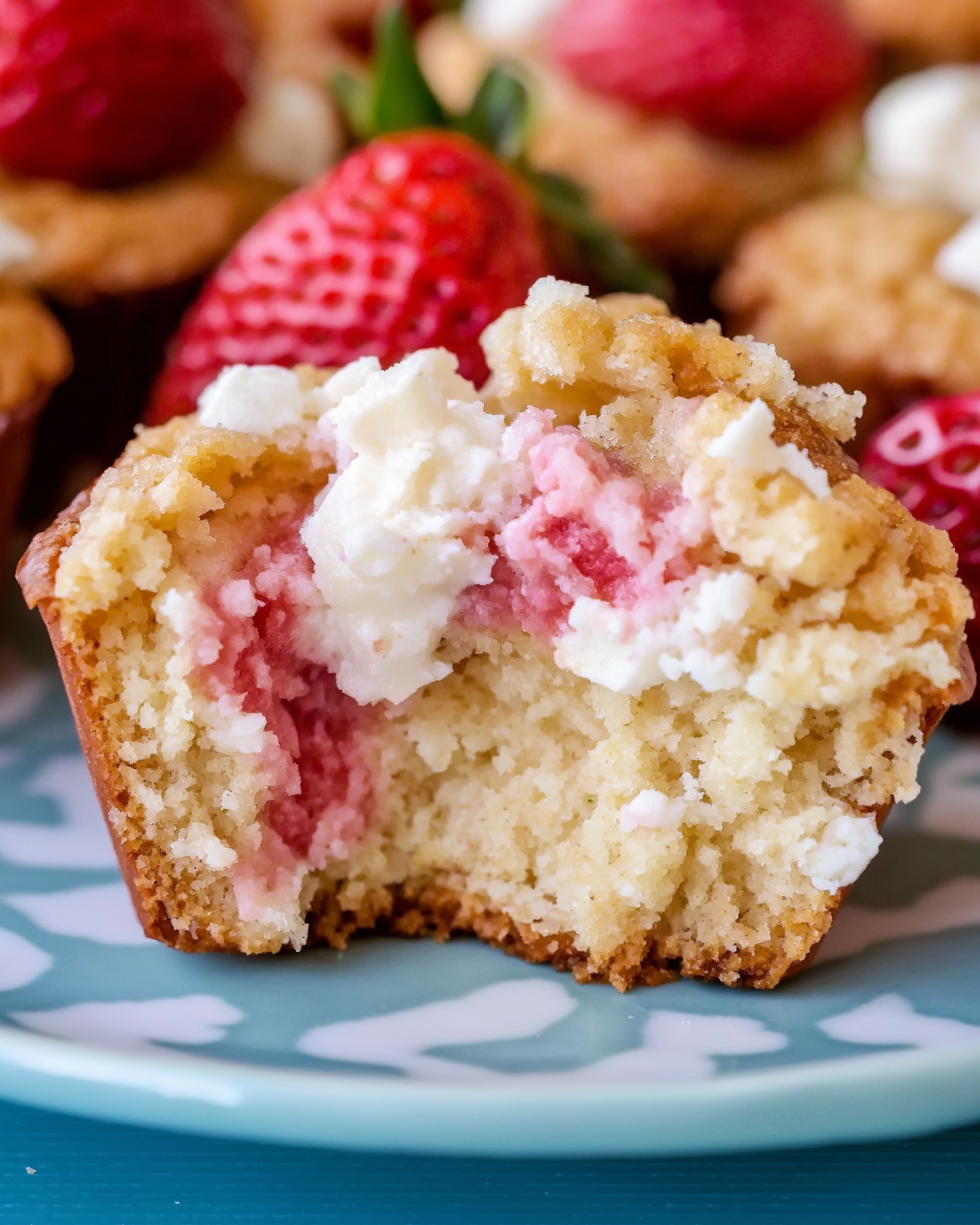 Strawberry Cheesecake Muffins