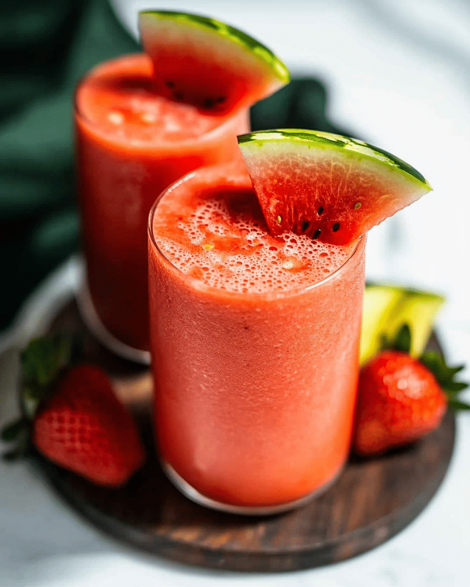 Strawberry Watermelon Smoothie