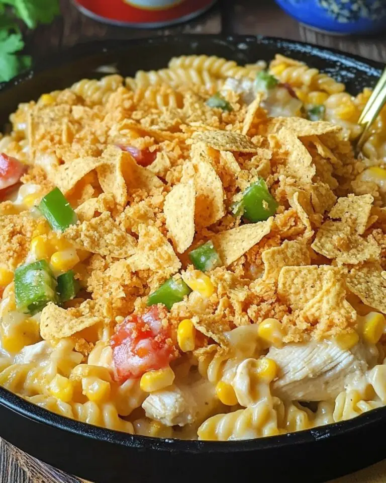 Tex Mex Chicken Noodle Casserole