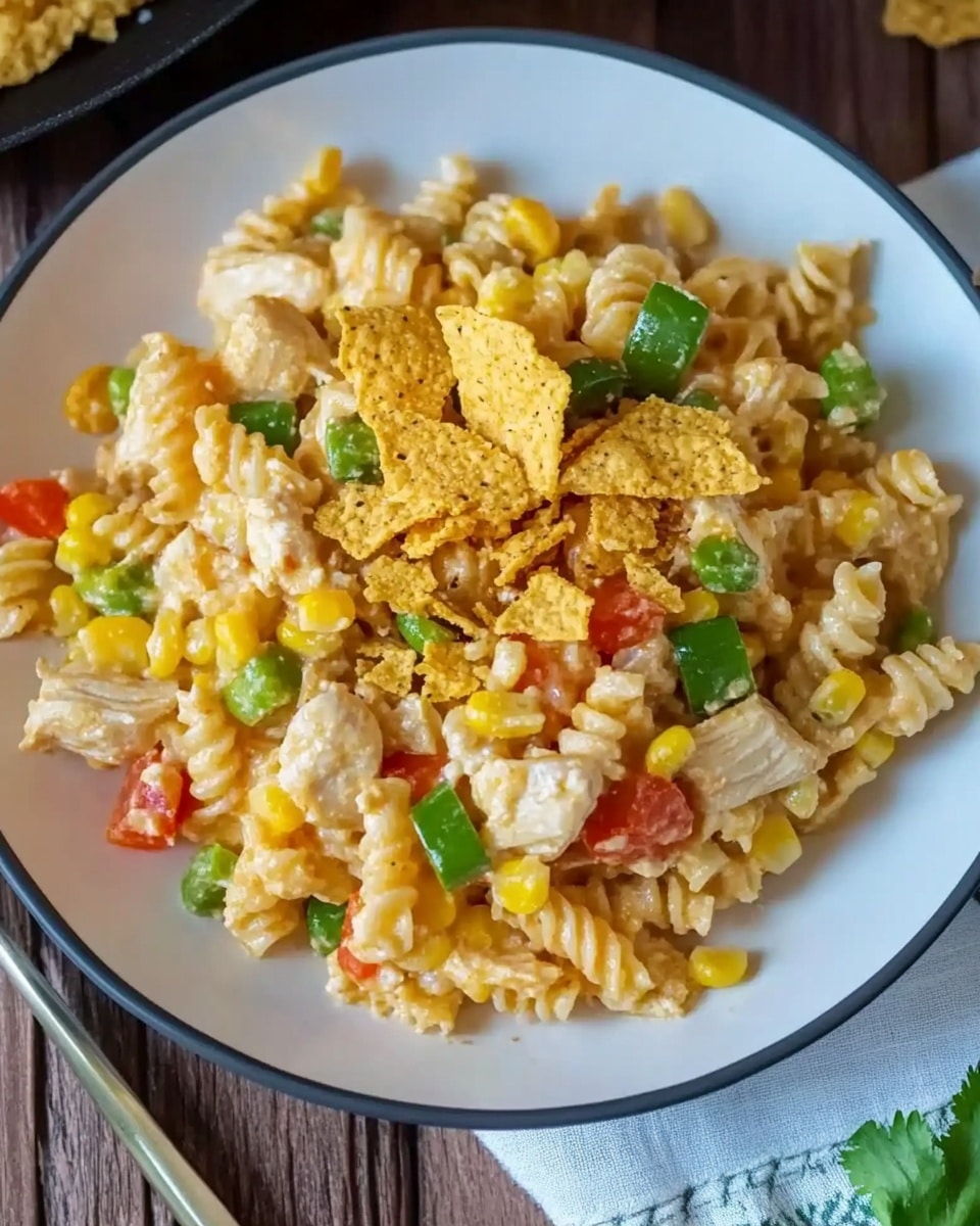 Tex Mex Chicken Noodle Casserole