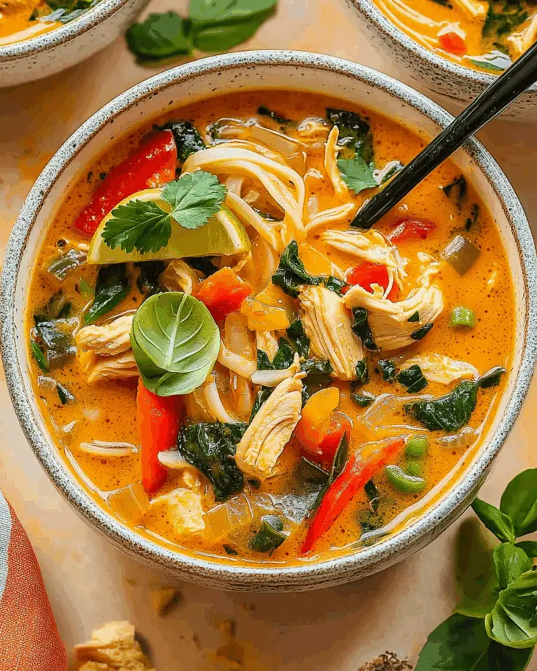 Thai Chicken Curry Soup