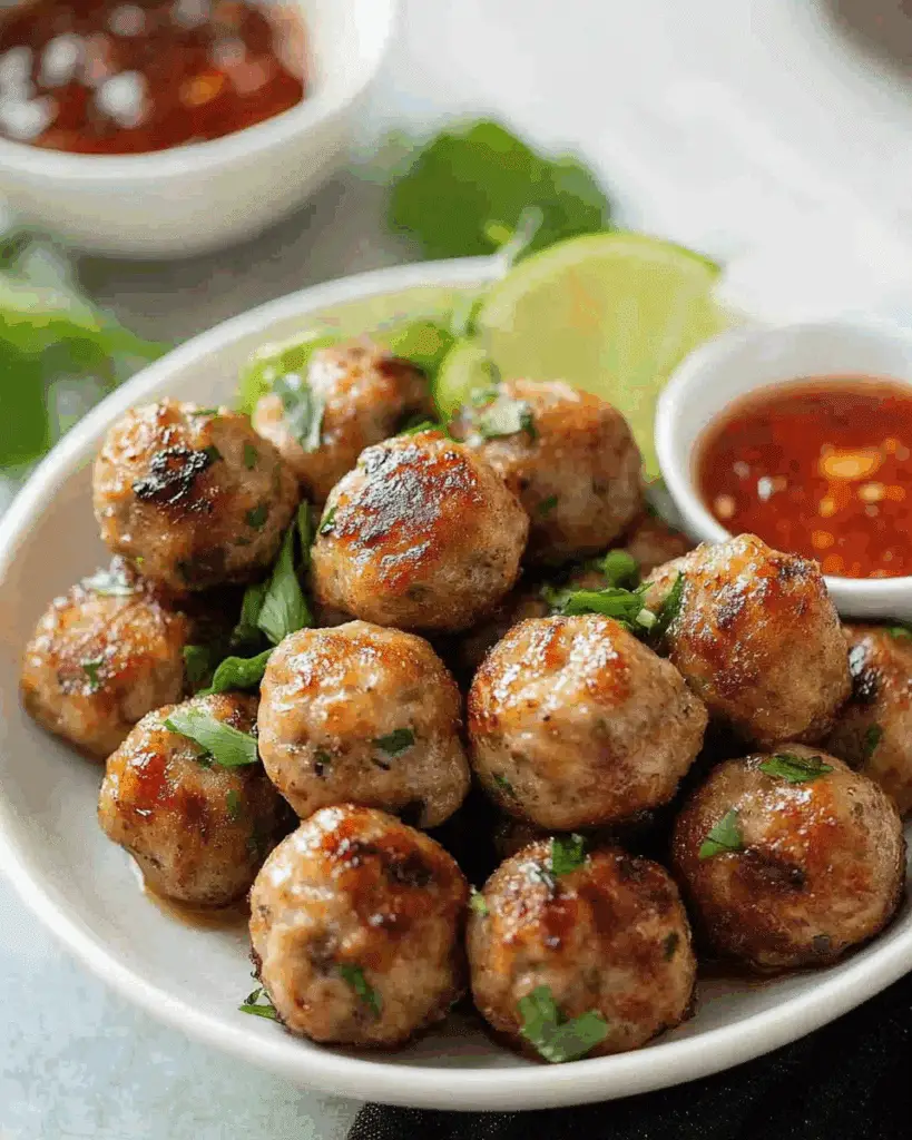 Thai Meatballs