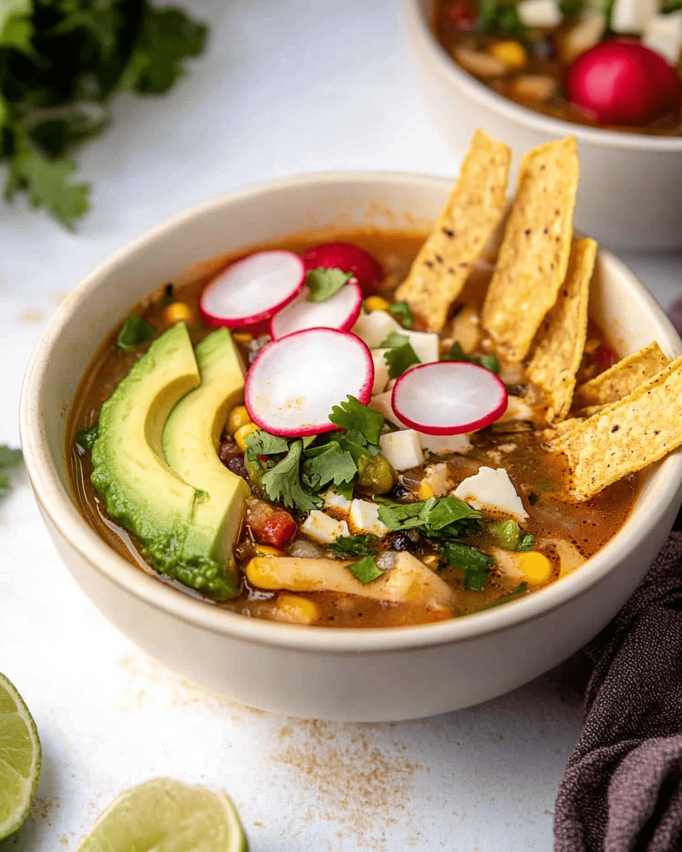 Vegetarian Tortilla Soup