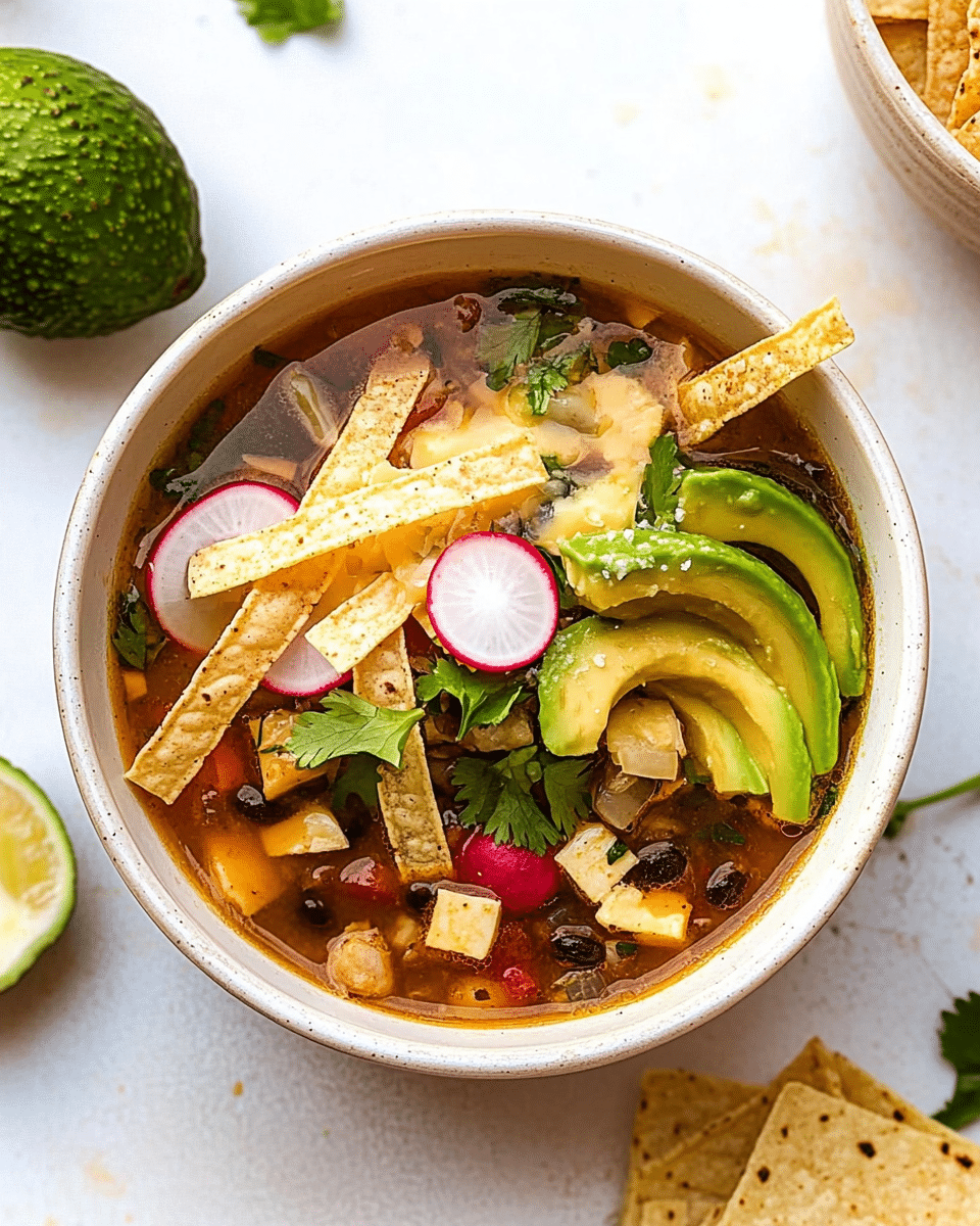 Vegetarian Tortilla Soup