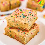 Birthday Cake Blondies 5 Birthday Cake Blondies