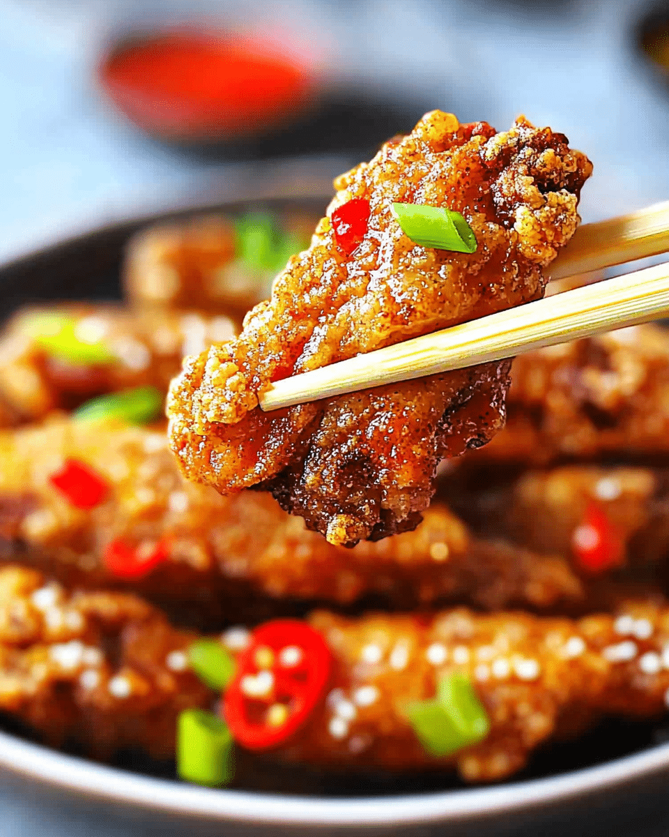 Chinese Salt and Pepper Chicken Wings