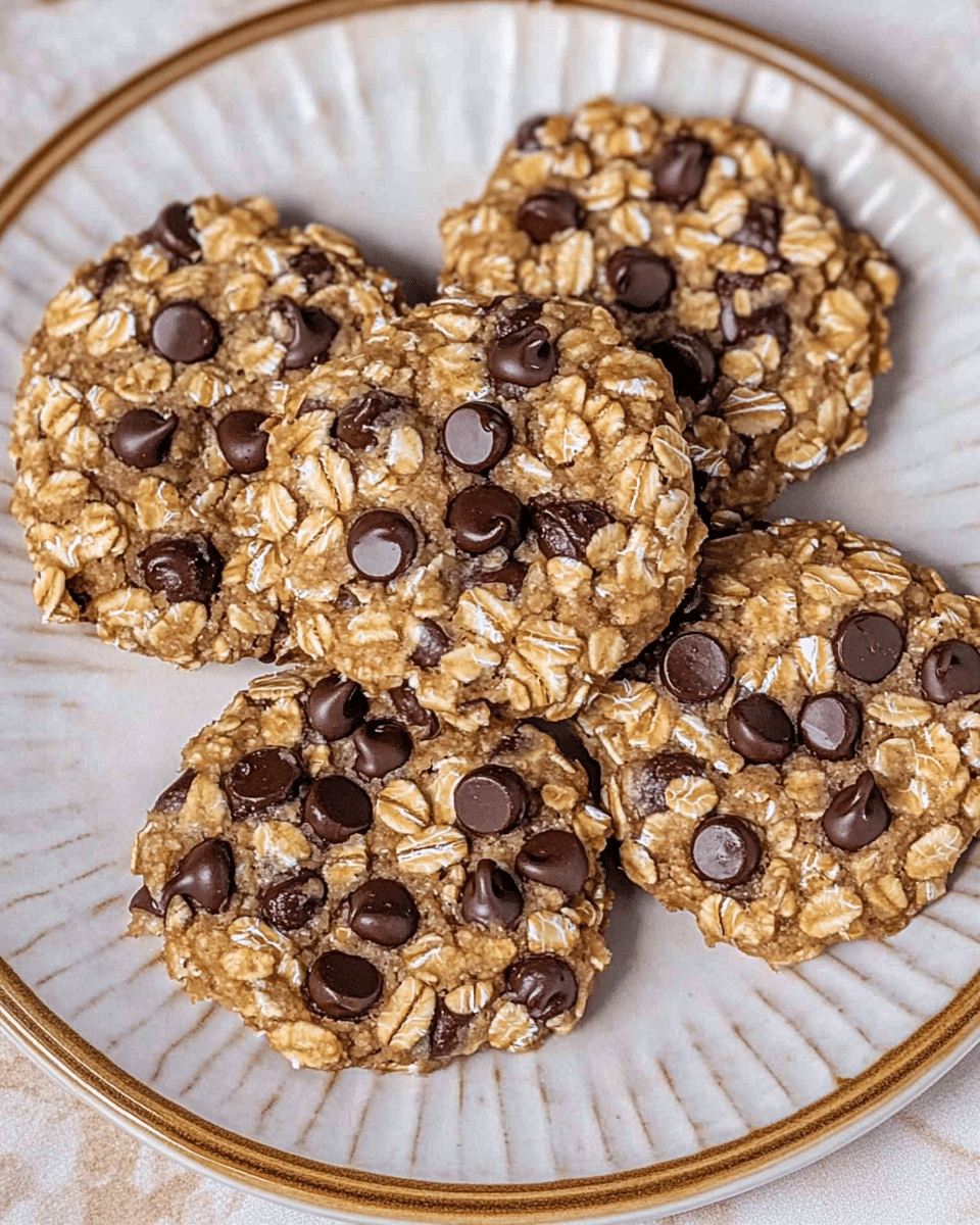 3-Ingredient Banana Oatmeal Cookies