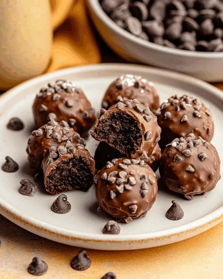 3-Ingredient No Bake Brownie Bites