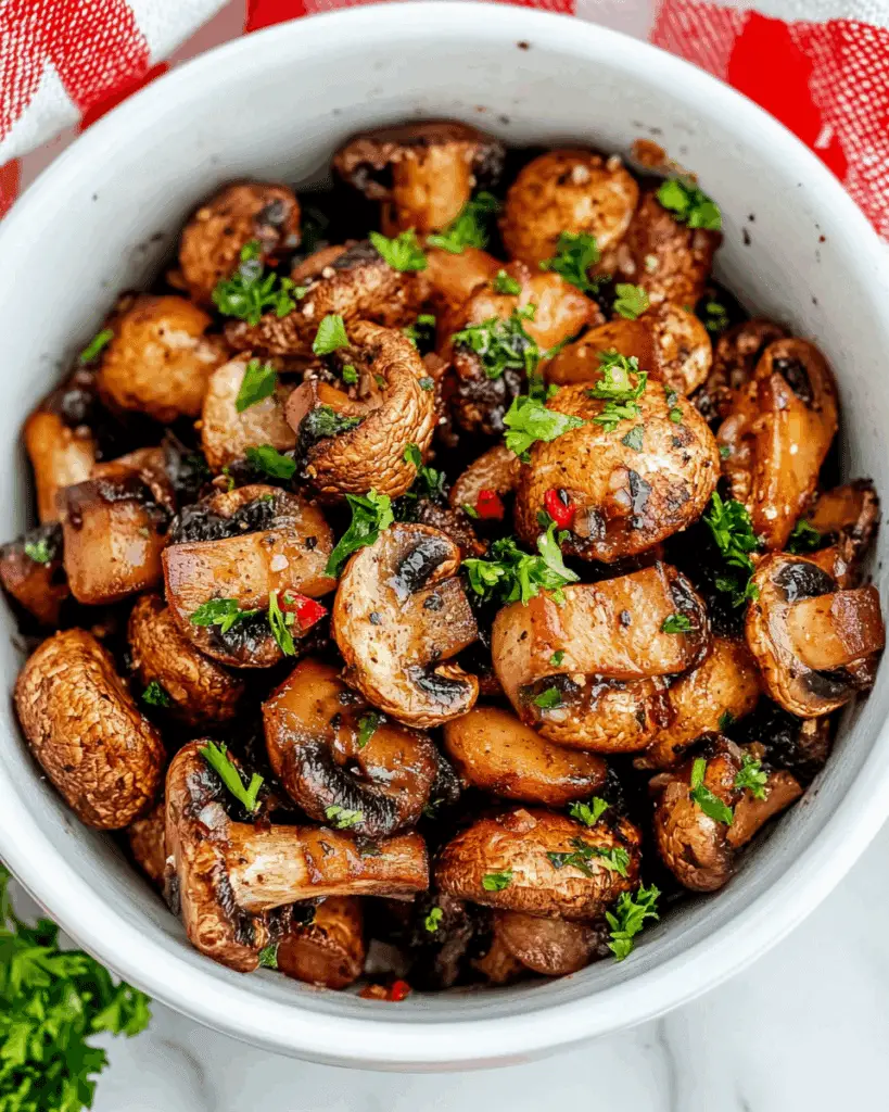 25-Minute Air Fryer Mushrooms