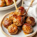 Apple Butter Meatballs