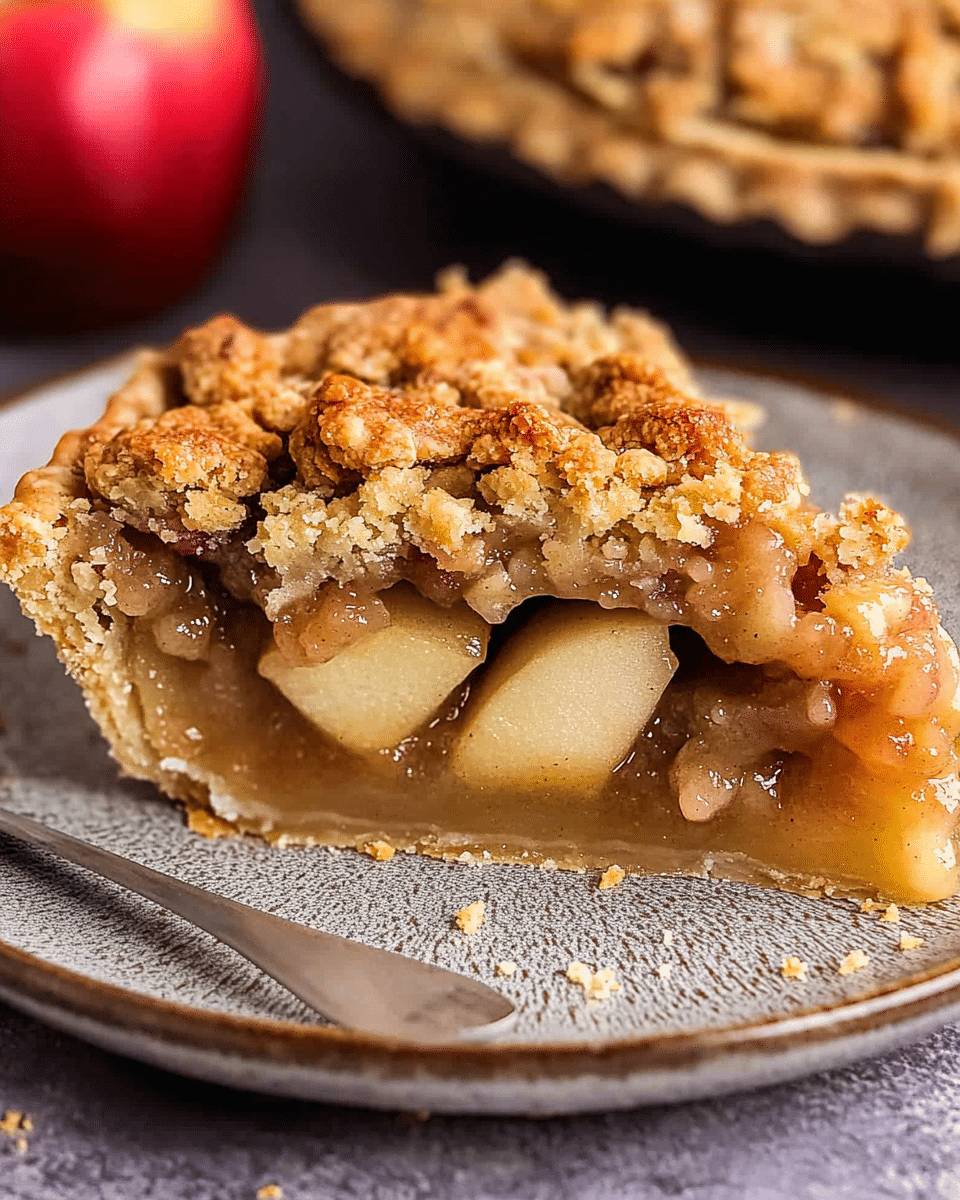 Apple Crumble Pie