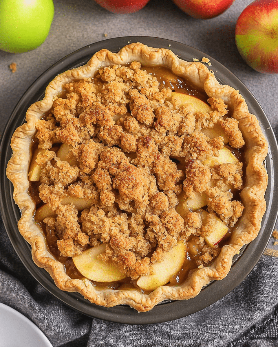 Apple Crumble Pie