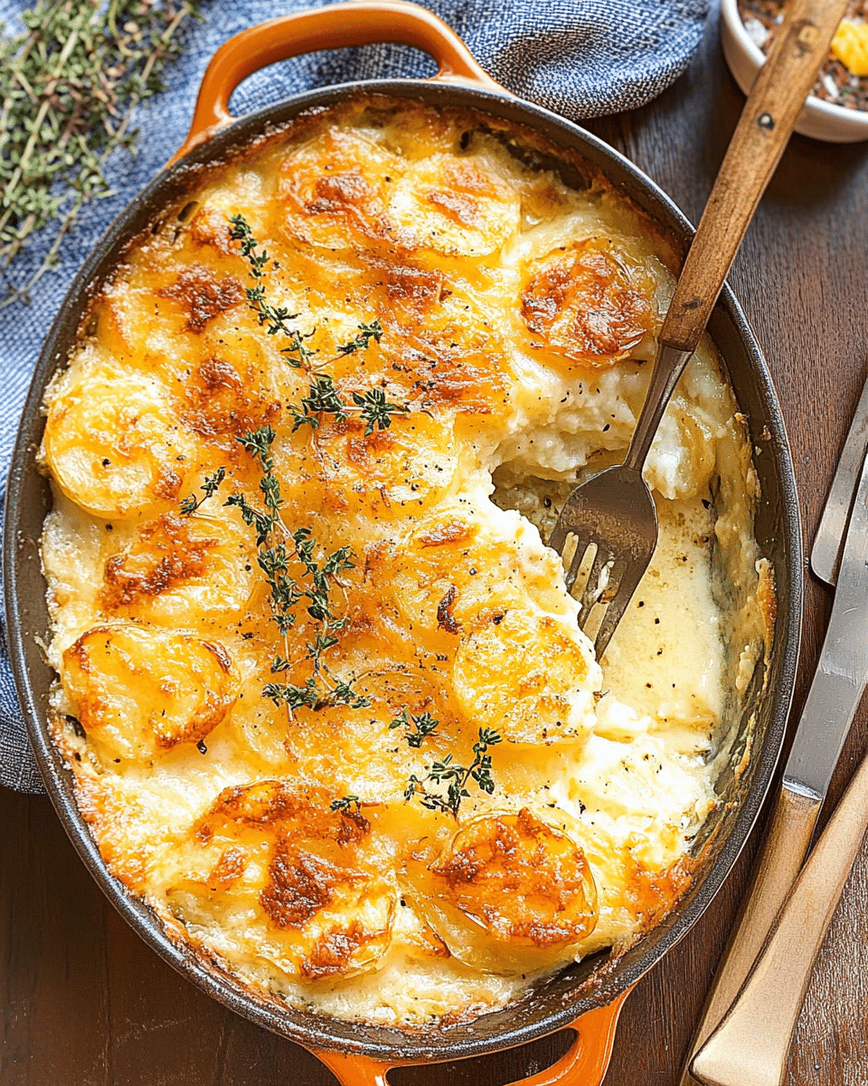 Au Gratin Potatoes For Two