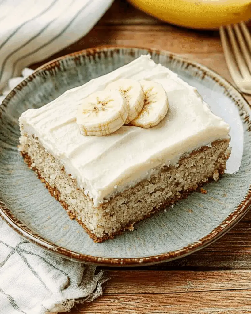 Banana Bars with Cream Cheese Frosting