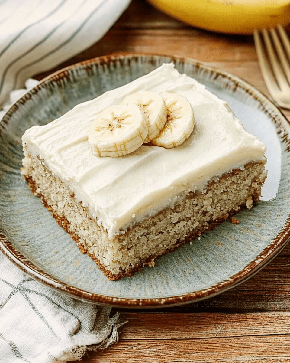Banana Bars with Cream Cheese Frosting