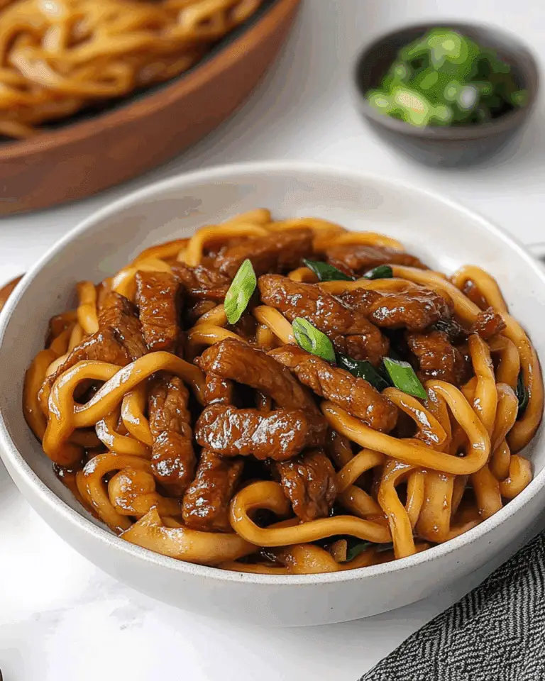 Beef Udon Stir Fry