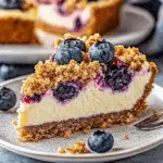 Blueberry Crumble Cheesecake
