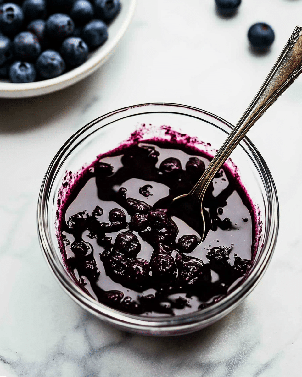 Blueberry Crumble Ice Cream