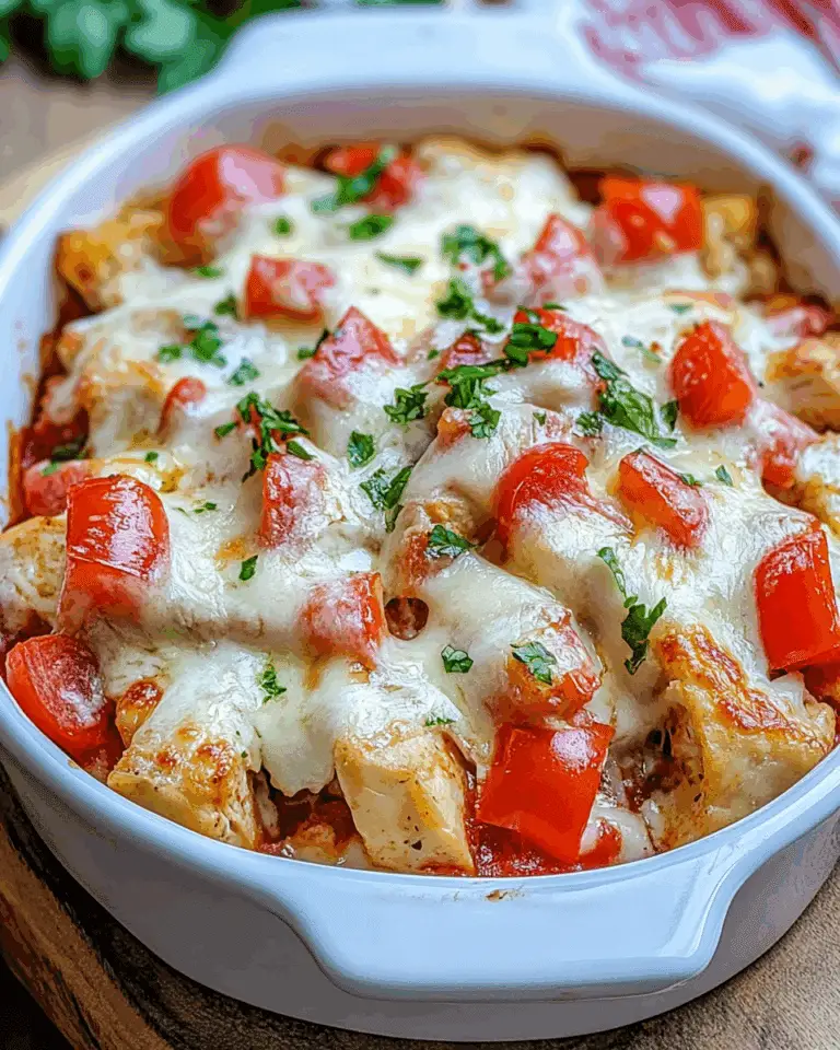 Bruschetta Chicken Casserole