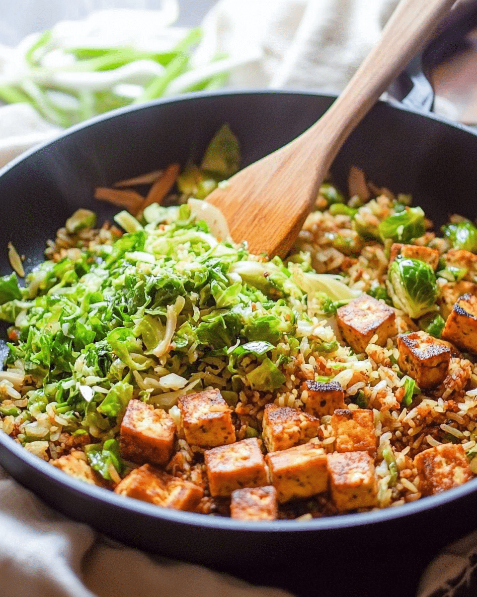 Brussels Sprout Fried Rice