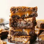Cake Mix Caramel Brownies
