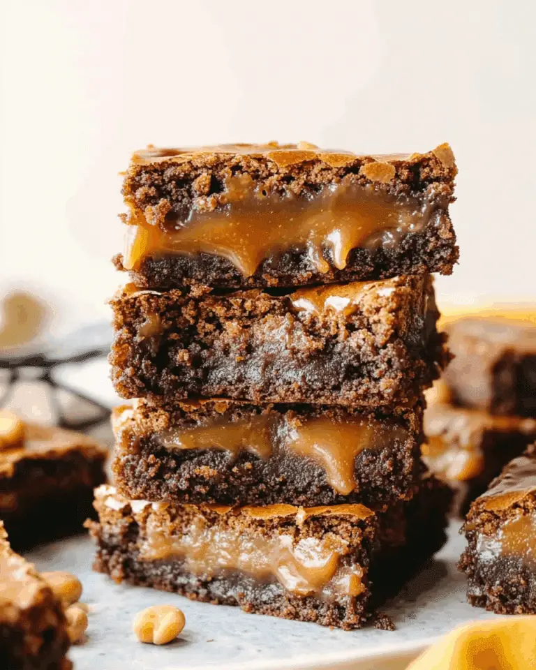 Cake Mix Caramel Brownies