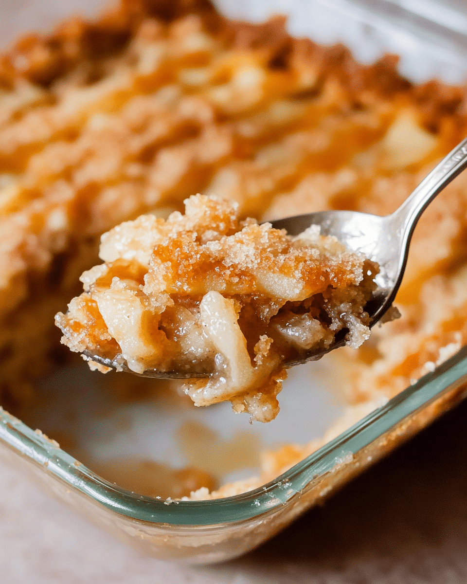 Easy Caramel Apple Dump Cake
