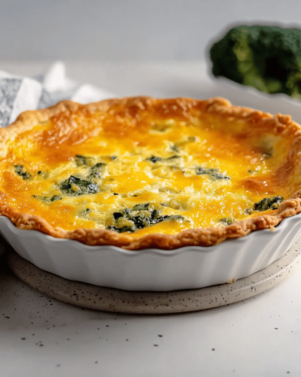 Cheesy Vegetable Quiche with Cauliflower Crust