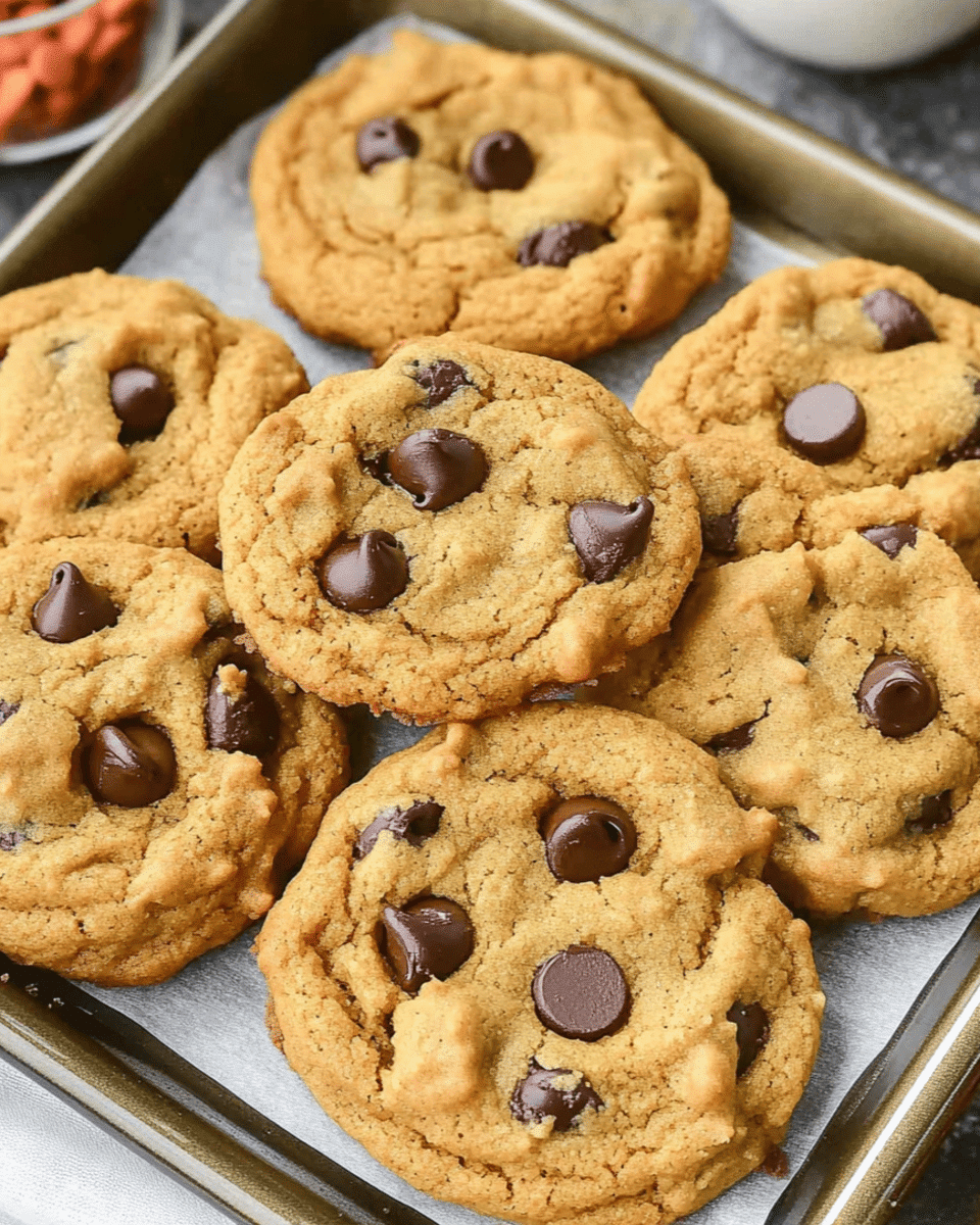 Chewy Pumpkin Chocolate Chip Cookies