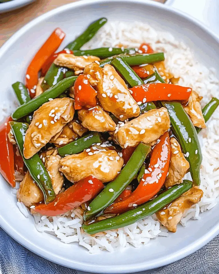 Easy Chicken and Green Bean Stir Fry
