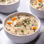 Slow Cooker Thai Chicken and Wild Rice Soup