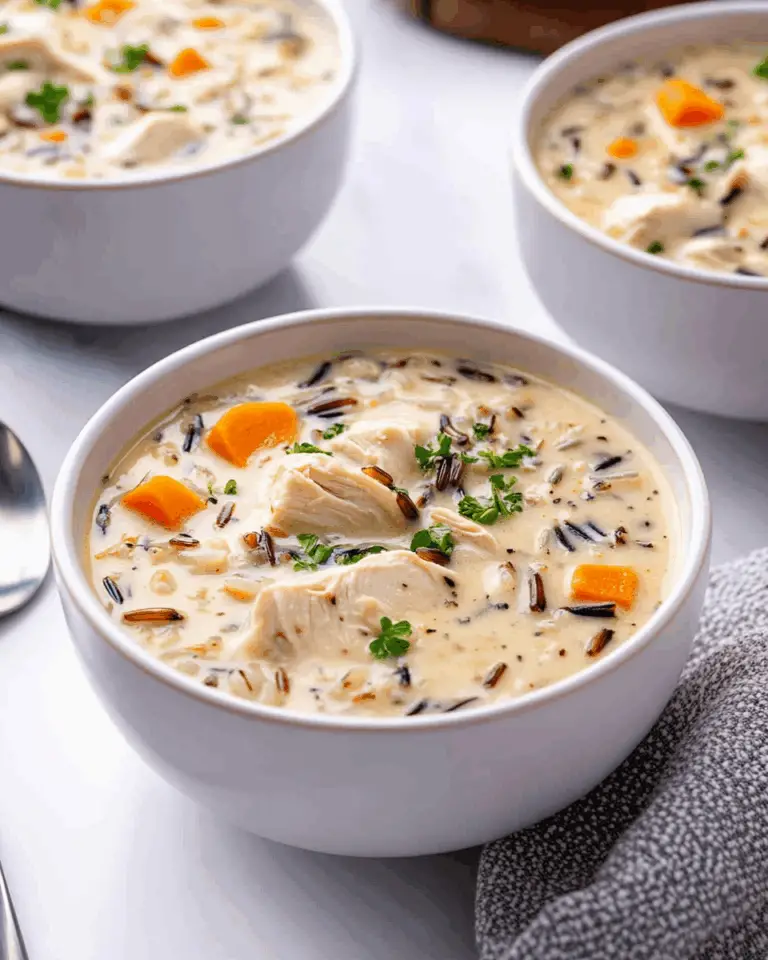 Slow Cooker Thai Chicken and Wild Rice Soup