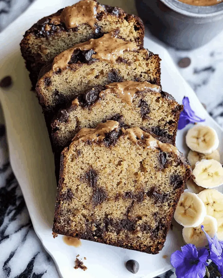 Chocolate Chip Peanut Butter Banana Bread