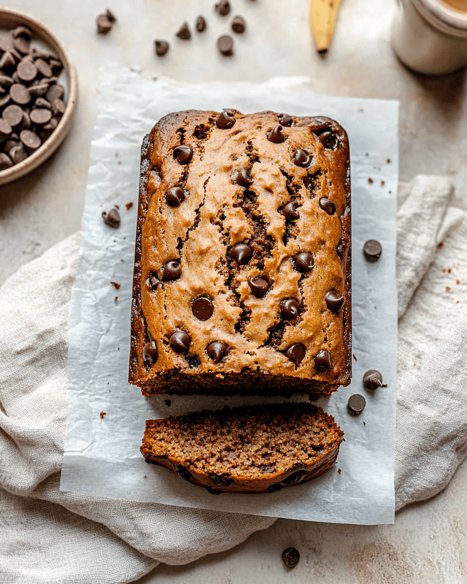 Chocolate Chip Peanut Butter Banana Bread