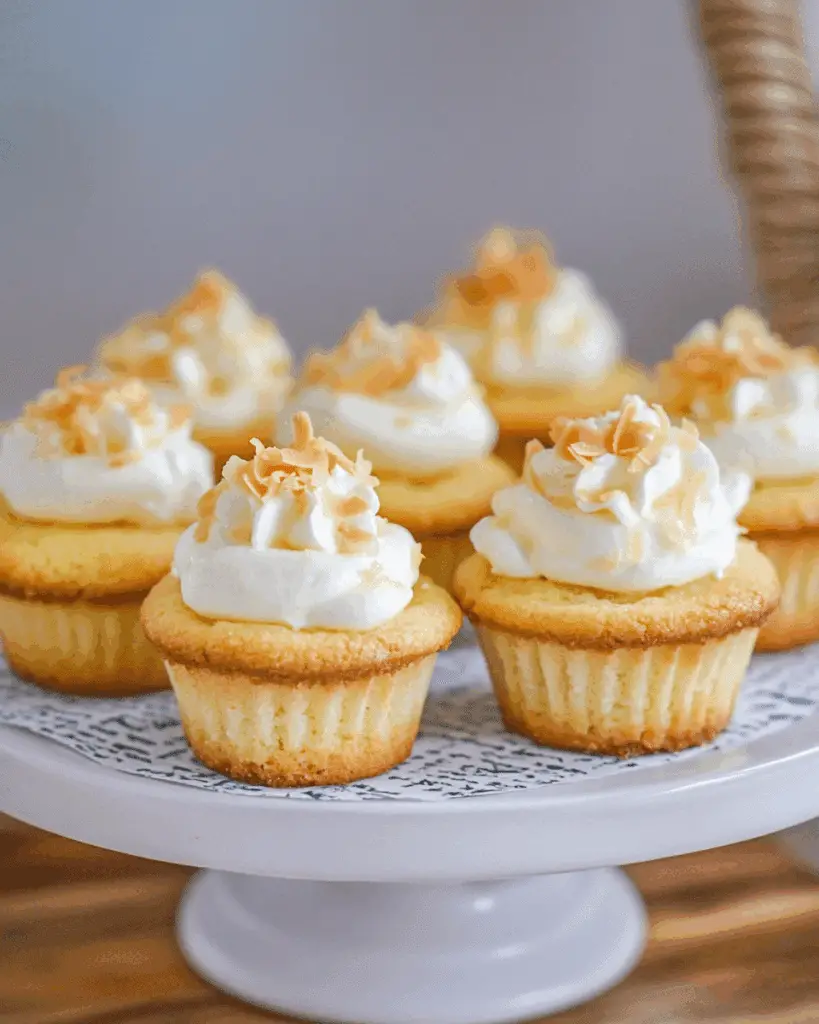 Coconut Cream Pie Cookie Cups
